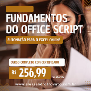 Curso de Office Script para automatizar o Excel online