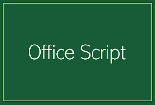 Logo do Office Script Imagem com uma representação do Office Script